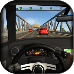 Highway Car Traffic Driver icon