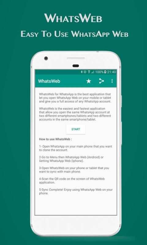 WhatsWeb For WhatsApp screenshot 1