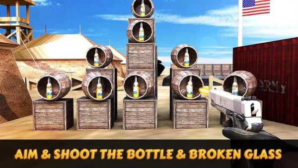 Sniper 3D Bottle Shooting screenshot 5