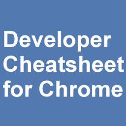 ikon Chrome Developer Cheatsheet