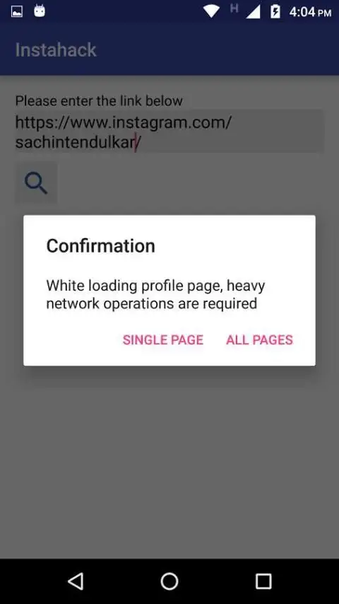 InstaHack screenshot 1