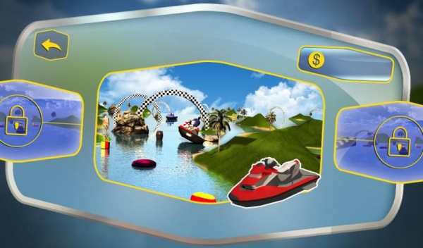 Jet Ski Driving Simulator 3D स्क्रीनशॉट 1