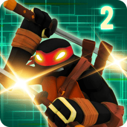 ikon Turtles Ninja fight Alien 2