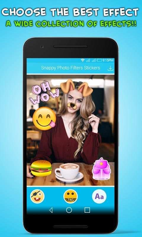 Snappy Photo Filters Stickers स्क्रीनशॉट 4