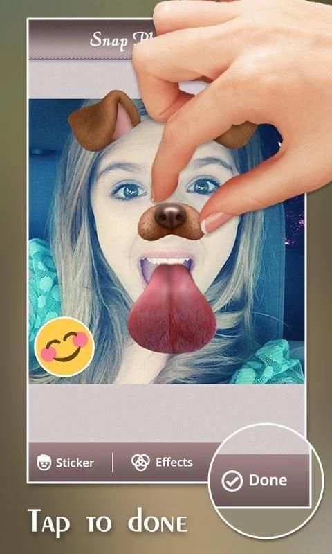 Snap Photo Stickers स्क्रीनशॉट 3