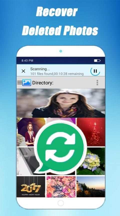 Recovery Whatsap Message Prank screenshot 1