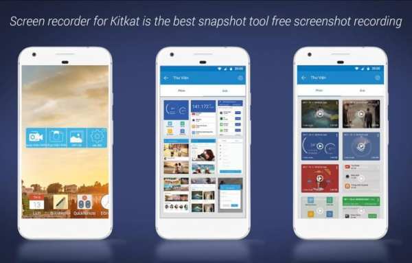 Screen recorder for Kitkat screenshot 2