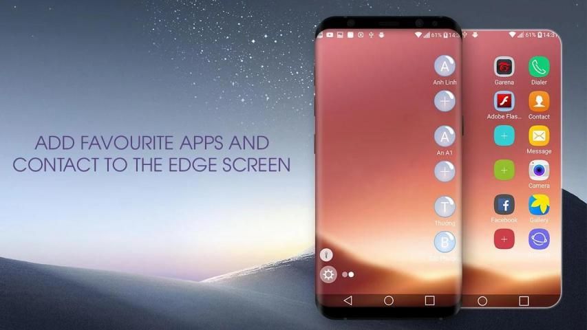 Edge screen. "Edge-to-Edge Screen with a notch".