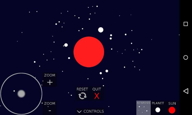 Gravity Simulator screenshot 3