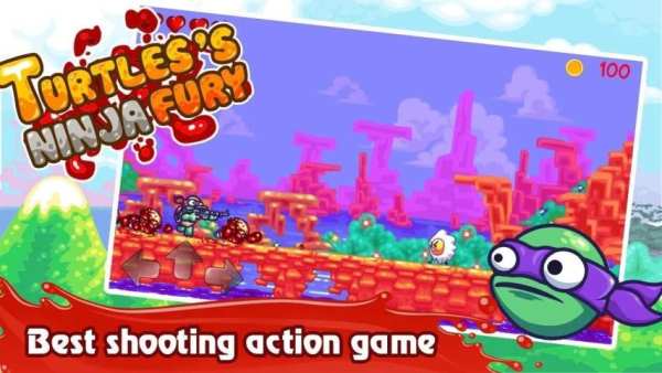 Turtles and Ninja Shooter** screenshot 1