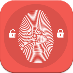 Fingerprint lock screen icon