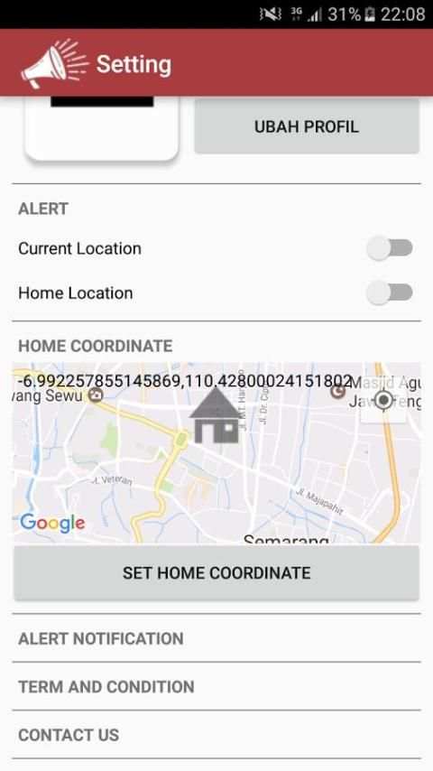 Semarang Disaster Alert screenshot 2
