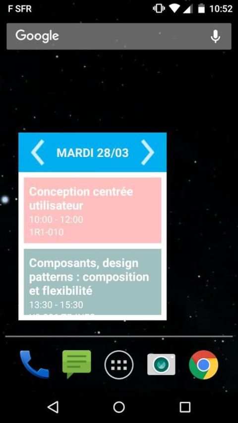 Time Table Paul Sabatier скриншот 1