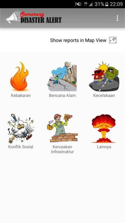 Semarang Disaster Alert screenshot 1