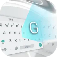 Pearl White Android Keyboard