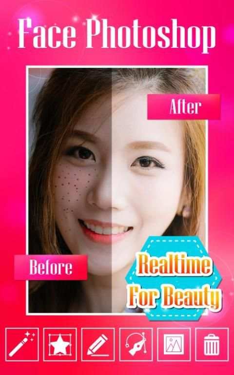 Selfie Face Photoshop скриншот 3