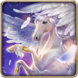 Mythological Ivory Pegasus HD