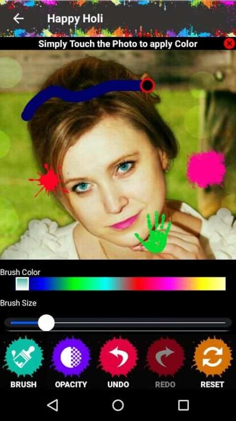 Holi Photo Editor скриншот 6
