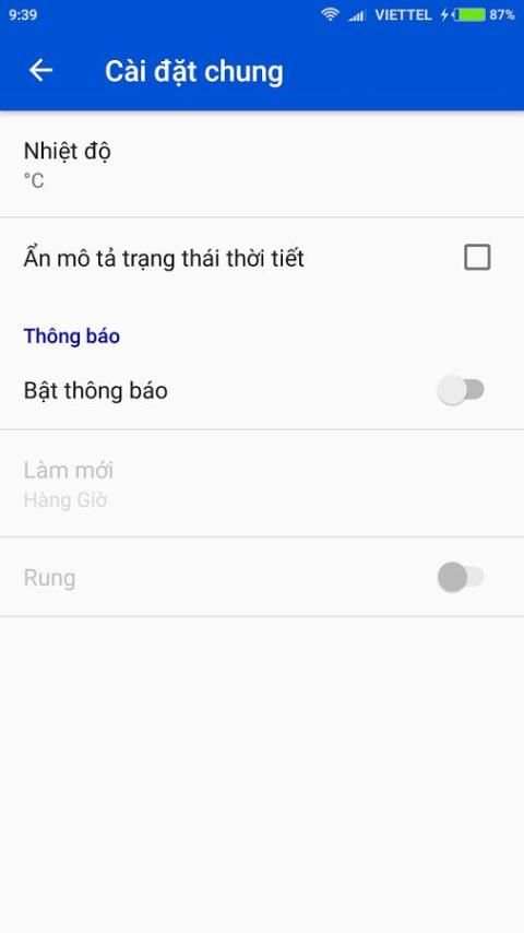 Thời tiết hôm nay screenshot 3