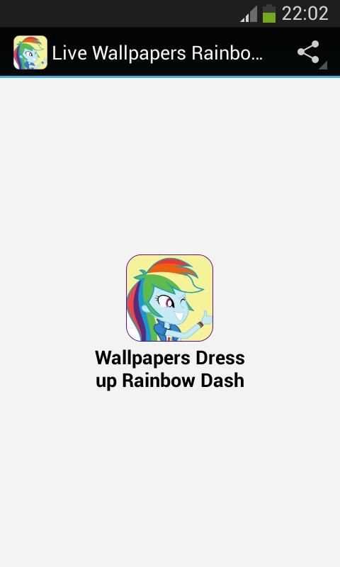 Live Wallpapers Rainbow Dash скриншот 5