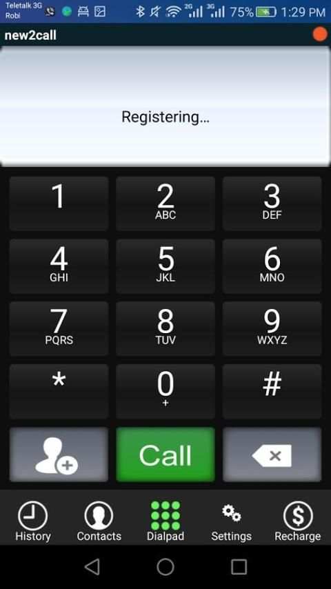 New2call स्क्रीनशॉट 2