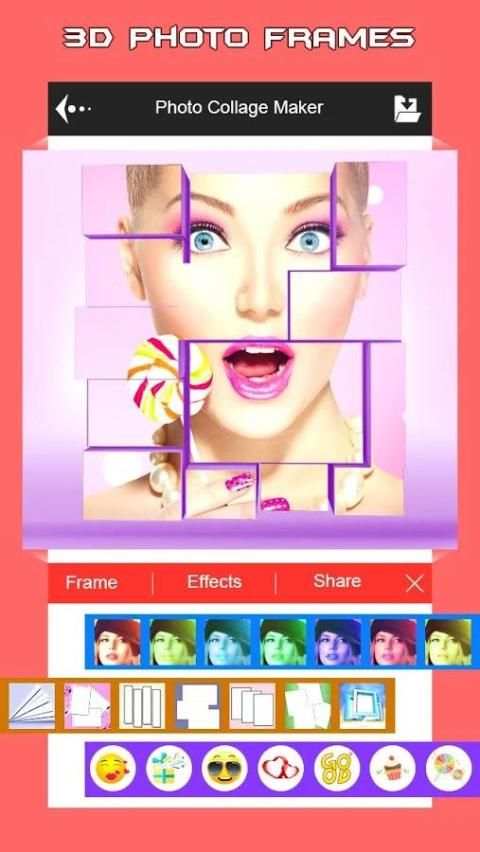 3D Collage Photos Editor screenshot 2