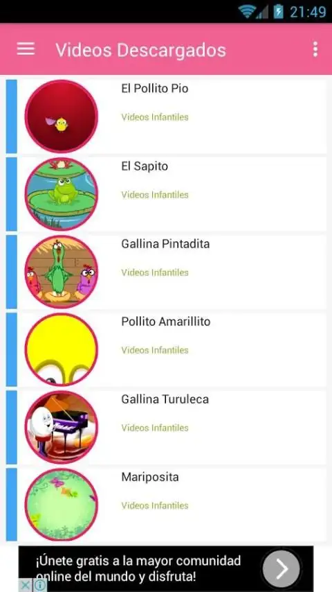 Videos Para Infantiles скриншот 1