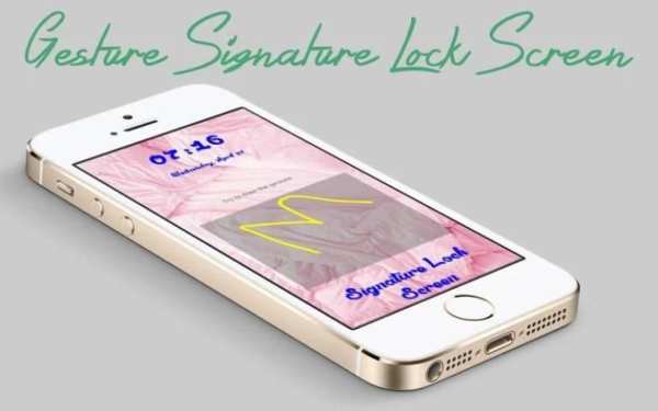Gesture Signature Lock Screen screenshot 1