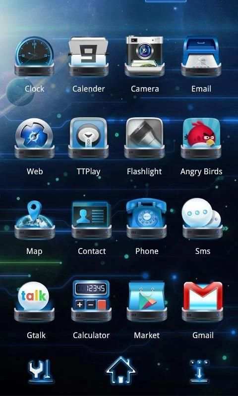 Spacefax Next 3D Theme screenshot 2