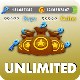 Coins, keys for subway prank иконка