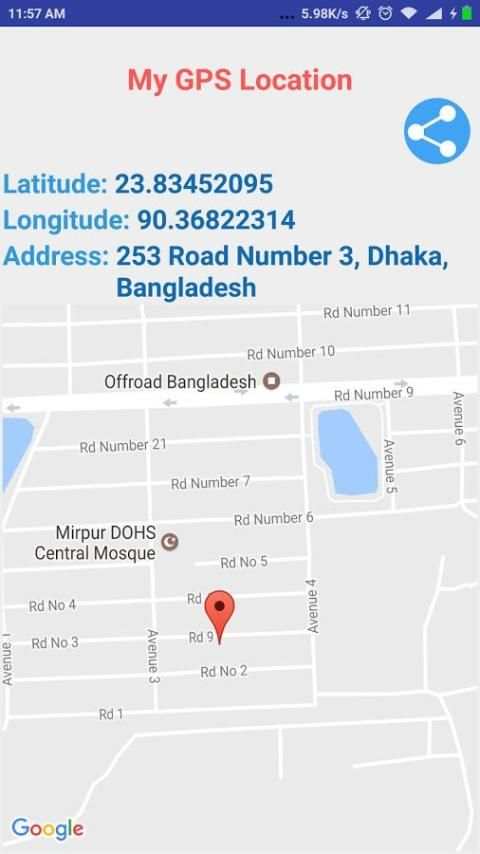My Location screenshot 2