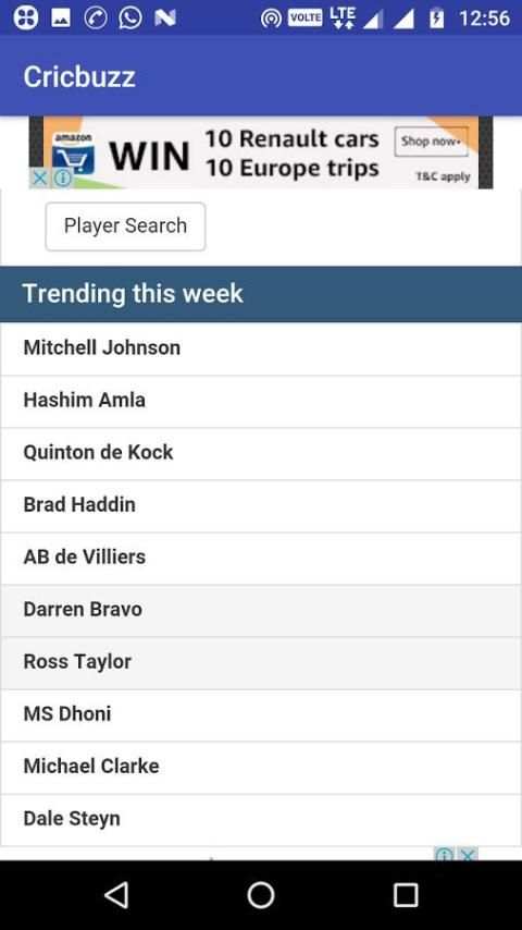 Crickbuzz screenshot 1