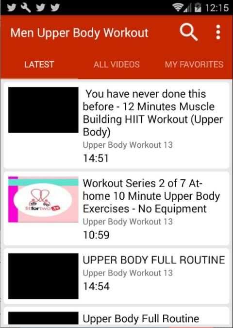 Upper Body Workout For Men скриншот 5