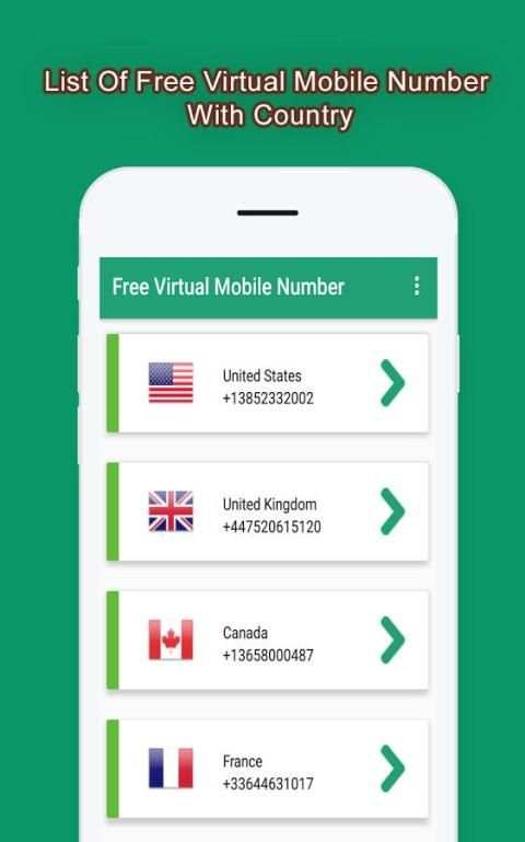 Free Virtual Mobile Number screenshot 2