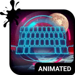 Deep Space Animated Keyboard