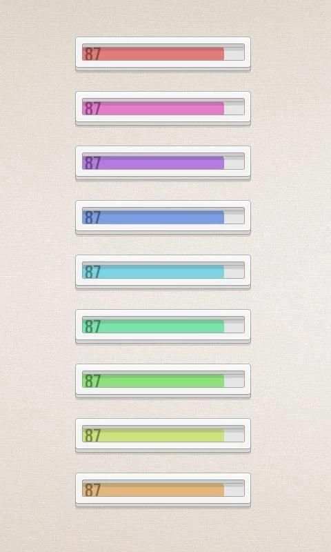 3D Battery Bar UCCW SKIN скриншот 1