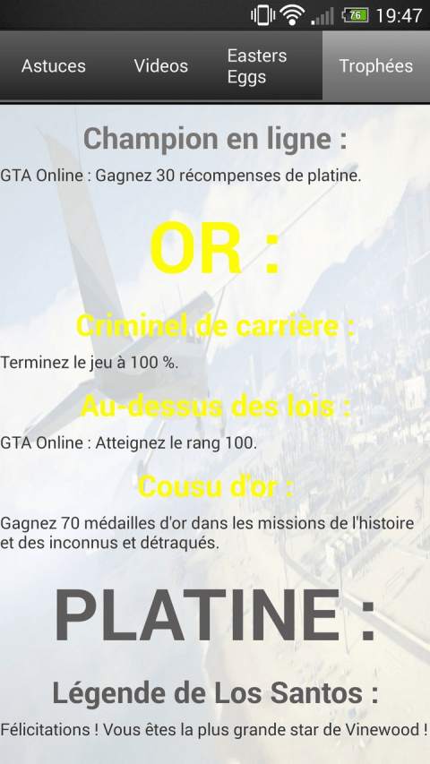 Cheats and tips for GTA 5 screenshot 2