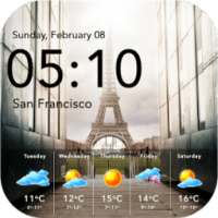 Weather & Clock Widget Free