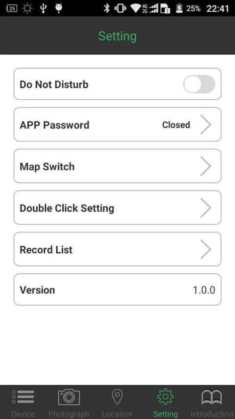 Bluetooth itag screenshot 1