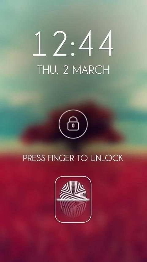Fingerprint LockScreen Prank 7 تصوير الشاشة