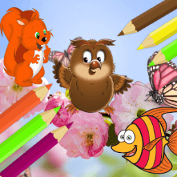 Coloring games kids +drawing иконка