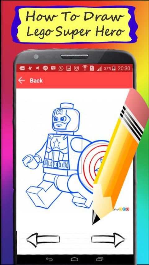How to Draw Lego Super Hero screenshot 1