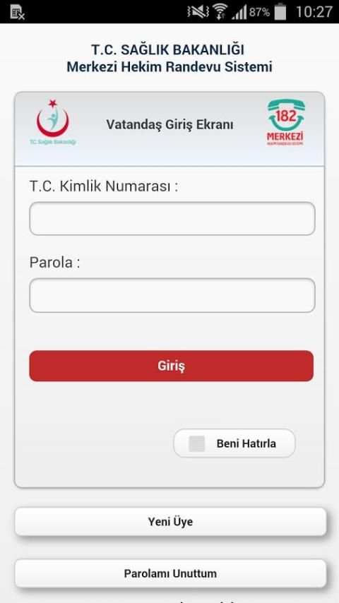 MHRS Mobil screenshot 1