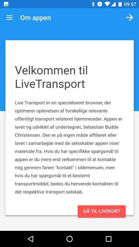 Live Transport - tog og bus screenshot 1