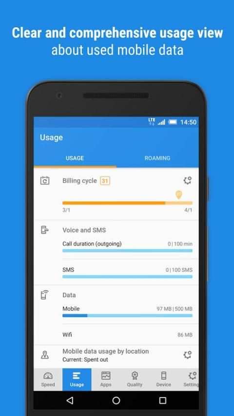 Traffic Monitor+ & 3G/4G Speed скриншот 4