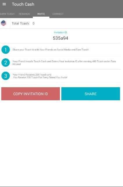 Touch Cash - Free Gift Card screenshot 1