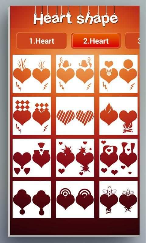 Heart Shape Collage скриншот 5