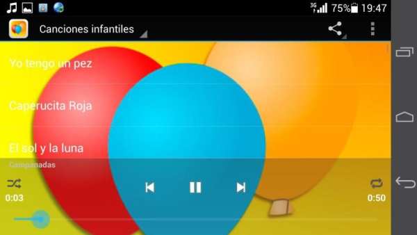 Canciones infantiles Español скриншот 2