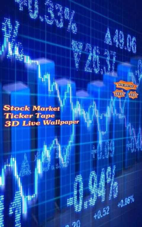 Stock Market Ticker Tape 3D screenshot 3
