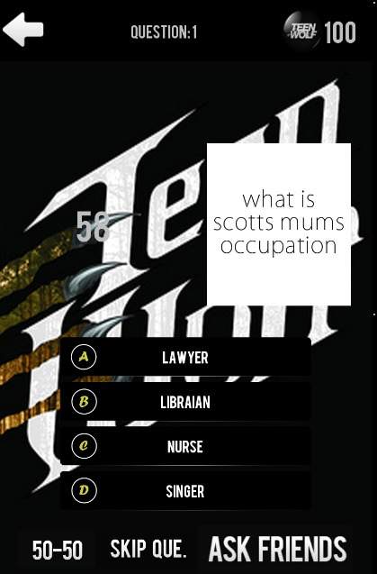 Teen Wolf Quiz Game screenshot 6